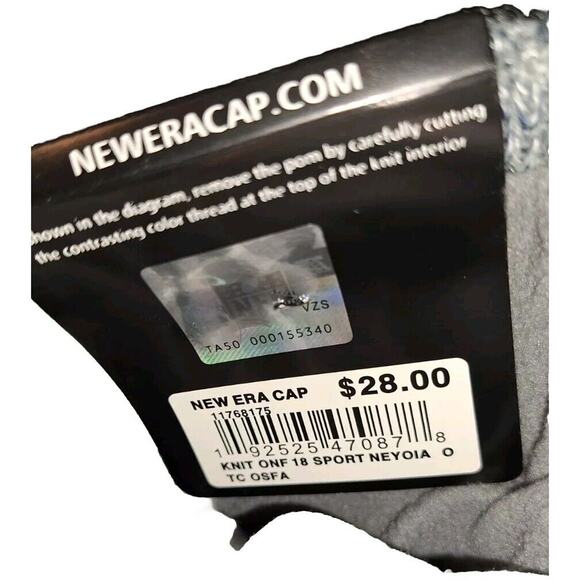 NWT Adult NFL New Era New England Patriots Alternate Cold Weather Knit Hat (100) - Picture 3 of 3